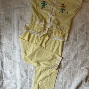 1970’s vintage Chinese style pajamas